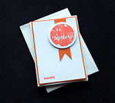 Happy Birthday Beautiful - Handcrafted Birthday Card - dr17-0061